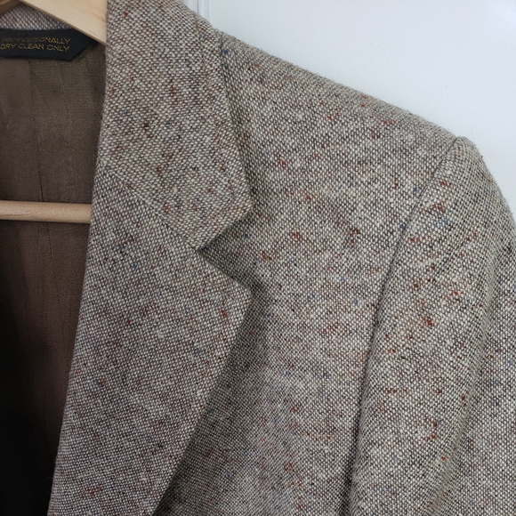 Vintage Tweed Collared Blazer Button Up - Picture 11 of 15